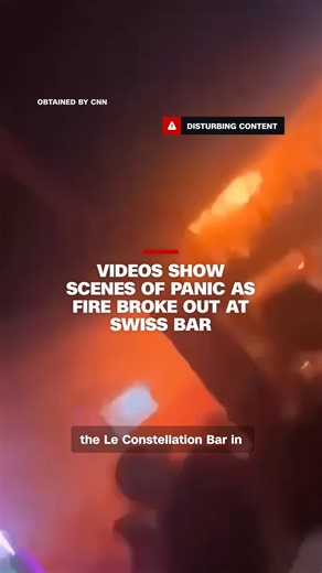 CNN on Instagram: "Videos verified by CNN show the initial moments of the deadly fire at Le Constellation bar in Crans-Montana, Switzerland. About 40 people were killed and more than 100 people were injured in the blaze on New Year's Day. Tap the link in bio to follow live updates."