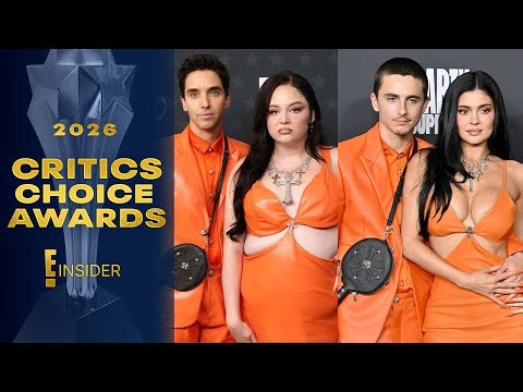 See Megan Stalter, Paul W Downs Channel Timothée Chalamet, Kylie Jenner | Critics Choice Awards 2026