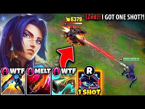 I AM ADDICTED TO SNIPER LETHALITY CAITLYN! PRESS R AND DELETE THEM FROM FULL HEALTH!