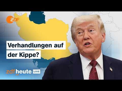 Iran-Krieg: USA beschlagnahmen Tanker, Iran stellt Gespräche infrage | ZDFheute live