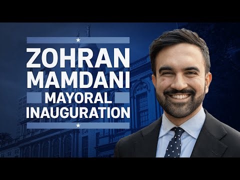 LIVE: Zohran Mamdani Sworn In | Inauguration Ceremony in NYC | NBC New York