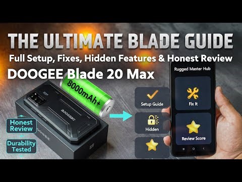 DOOGEE Blade 20 Max – Full Setup, Fixes, Hidden Features & Honest Review
