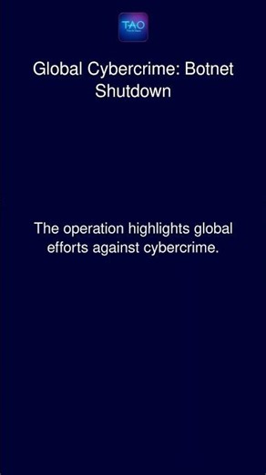 Global Cybercrime: Botnet Shutdown