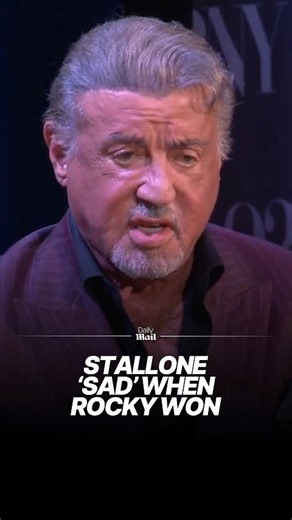 Sylvester Stallone felt 'SAD' when Rocky won the Oscar