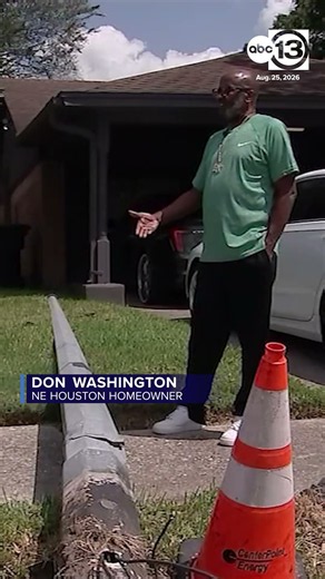 Homeowner says light pole knocked down by car left on sidewalk for weeks until Action 13 stepped in