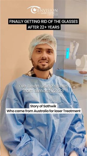 22+ Years of Spectacles Gone in Seconds | LASIK Surgery Step-by-Step | Envision Lasik Centre