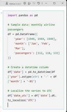 03 Localizing and Converting Time Zones with Pandas