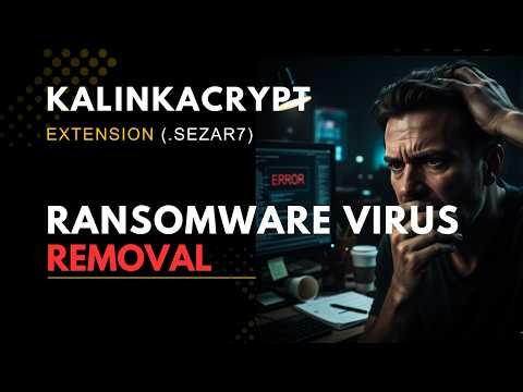 || SOLVED ✅🔘|| KalinkaCrypt (.Sezar7) ransomware virus - Removal and Decryption