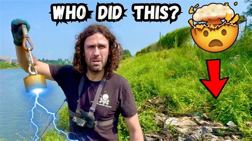 Absolutely amazing what we found magnet fishing in the river