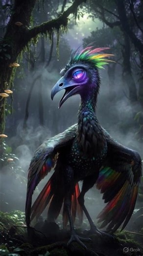 Alien Bird Spotted in Forest