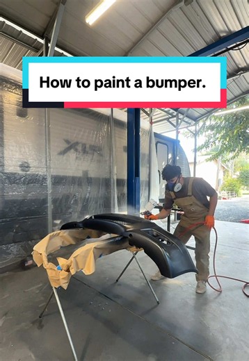 How to paint a bumper. $60 vs. $300 method. #howto #paint #automotive #education #money