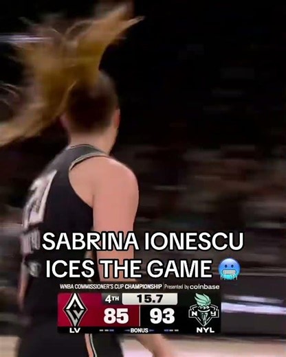 The Liberty win the WNBA Commissioner’s Cup Championship 🏆