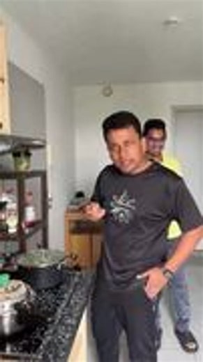 Kitchen Gets Messy After Pressure Cooker Nearly Explodes While Men Cook Meal