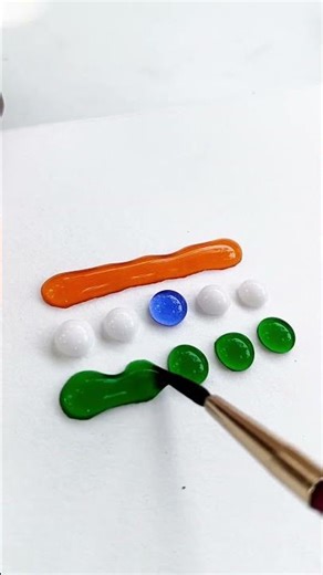 dian🇮🇳Flower🌼 #india flag colourmixing #art #satisfying #youtubeshorts #viralshorts #colors #flag