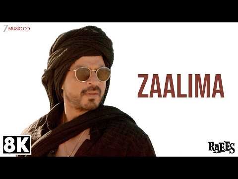 Zaalima 8K Video | Raees | Shah Rukh Khan | Arijit Singh & Harshdeep Kaur | JAM8