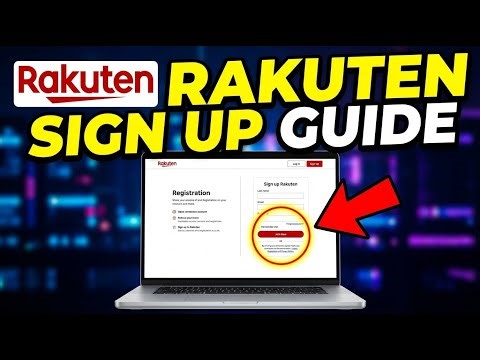 How to register for Rakuten - Full Guide