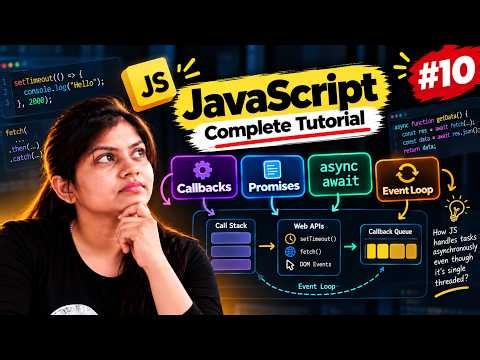 Complete JavaScript Tutorial | Callbacks, Promises, Async/Await & Event Loop