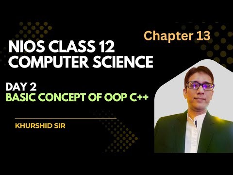 OOP in C++ COMPLETE GUIDE | NIOS Computer Science Class 12 | Lesson 13 Explained