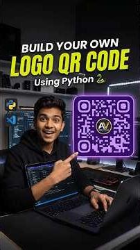 Normal QR Code अब पुराने हो गए! Create Custom Logo QR Code with Python