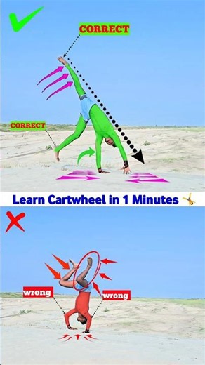 Stop Doing Cartwheels Like This! 😳 #tutorial #viral #trending #shorts #backflip #stunt