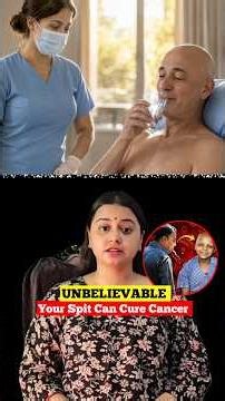 Your Spit Can Cure Cancer #shorts #cancer