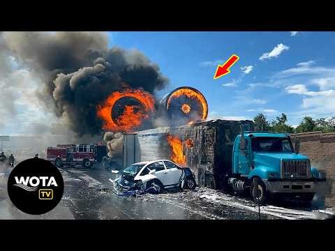 Moments Filmed Seconds Before Disaster | Idiots in Cars Compilation !