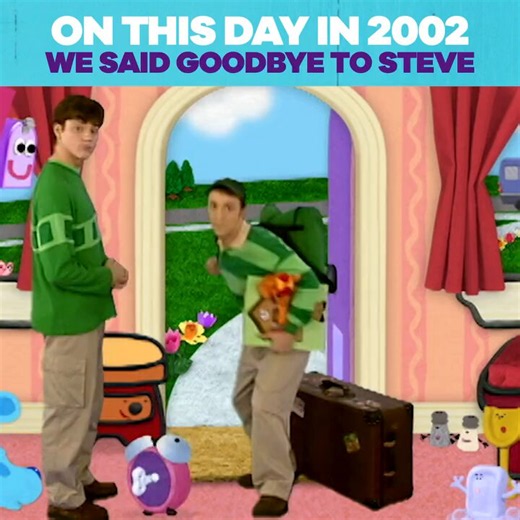 Epic Vault on X: "Steve's goodbye. Burns left Blue's Clues in 2002 and handed hosting duties to Joe, played by Donovan Patton, and a generation of kids were left wondering what happened to him. He later said he didn't want to be a children's host forever, and joked about losing his hair. In 2021 he came back with a video for the show's 25th anniversary, talking straight to the kids who had grown up. Few kids' shows have ever given their audience closure like that. https://t.co/tQFhUl2kzO" / X