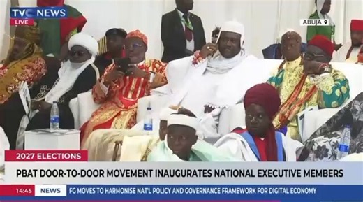 "President Bola Tinubu is the only elixir and solution Nigeria needs going forward"~ Professor Bashir Makarfi of the Bayero University, Kano, the keynote speaker #PBATDoorToDoor says