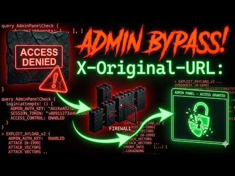 URL Access Control Bypass 🔓 | X-Original-URL Header Exploit (Admin Panel Takeover) lab-10