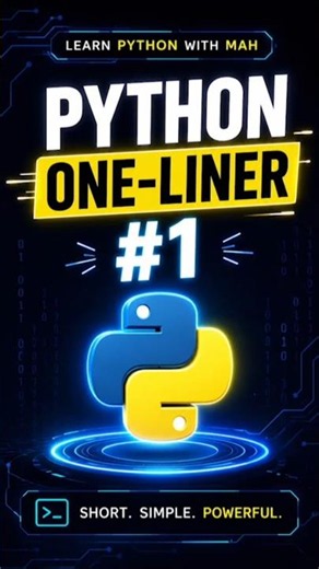 print() in Python | Python One-Liner #1 #python #pythontutorial #pythonforbeginners #pythononeliner