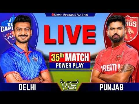 🔴Live : Delhi vs Punjab, 35th T20 IPL 2026 | Live Cricket Match Today | PBKS vs DC Live | IPL Match