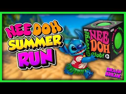☀️ Needoh Summer Run! Ft. Stitch ☀️ Summer Brain Break ☀️ Danny Go Noodle ☀️ Freeze Dance