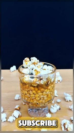 Satisfying Popcorn Explosion with Hot Ball 🔥🍿
