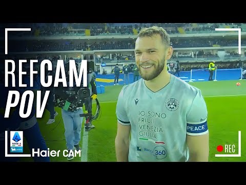 HAIER CAM | REF CAM POV: You Are The Referee in Verona-Udinese | Serie A 2025/26