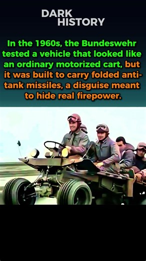 Germany’s Tiny Military Cart Could Hide Anti-Tank Firepower #shorts | Dark History