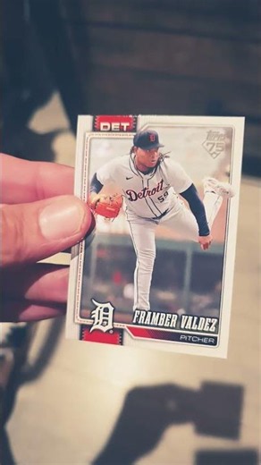 2026 Topps Series 2 Card of Framber Valdez Pitcher for the Detroit Tigers