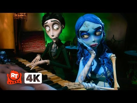 Tim Burton's Corpse Bride (2005) 4K - SO ROMANTIC! The Piano Duet (6/10) | Movieclips