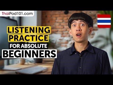 Thai Listening Comprehension for Absolute Beginners