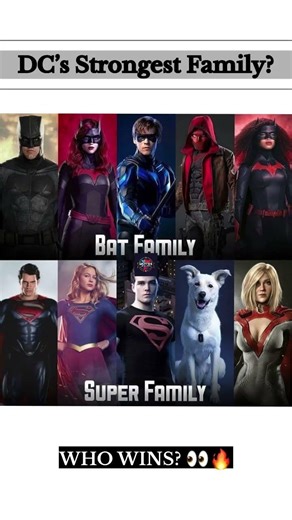 Bat Family vs Super Family – Which DC Family Wins? 😳🔥