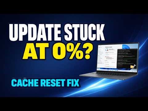 Windows 11 Update Stuck at 0%? Fix It Fast (Cache Reset + 2 Methods)