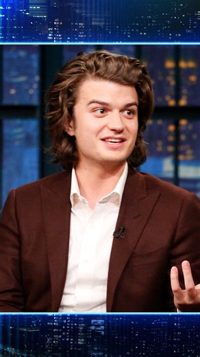 Joe Keery felt a little guilty while battling the Demogorgon in Stranger Things | Late Night with Seth Meyers