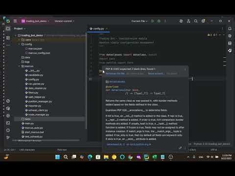 Episode 7 Creating a project from scratch and config py file