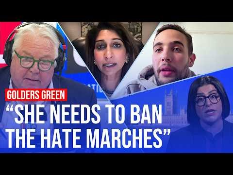 Golders Green: Suella Braverman demands action from Shabana Mahmood