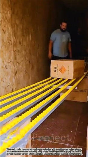 Super Innovative Gravity Roller Conveyor System: Efficient Cargo Transfer Technology