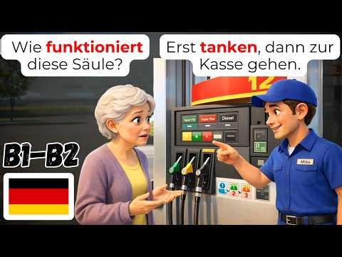 🇩🇪 Learn German in 26 Minutes: 60+ Gas Station Phrases You Need (B1-B2)