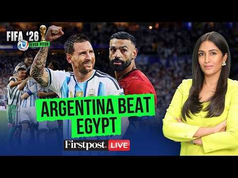 Argentina Beat Egypt 3-2 | Lionel Messi Dominates! | FIFA World Cup 2026 LIVE | Rupha Ramani