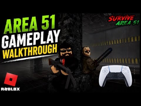 ROBLOX - Survive The Killers on Area 51 Gameplay Walkthrough (PS5 Controller) 