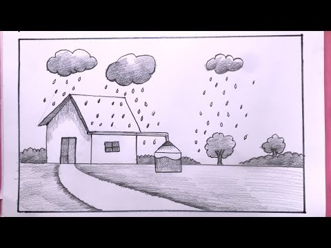How To Draw Rain Water Harvesting/Drawing Rain Water Harvesting/Rain Water Harvesting Drawing