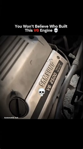 Samsung Made a V6 Engine 🤯 #automobile #samsung