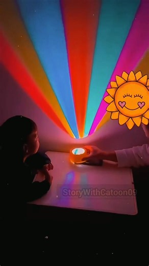 Rainbow Flashlight Hack 🌈 | science project class 7th #flashlightchallenge #shorts #experiment